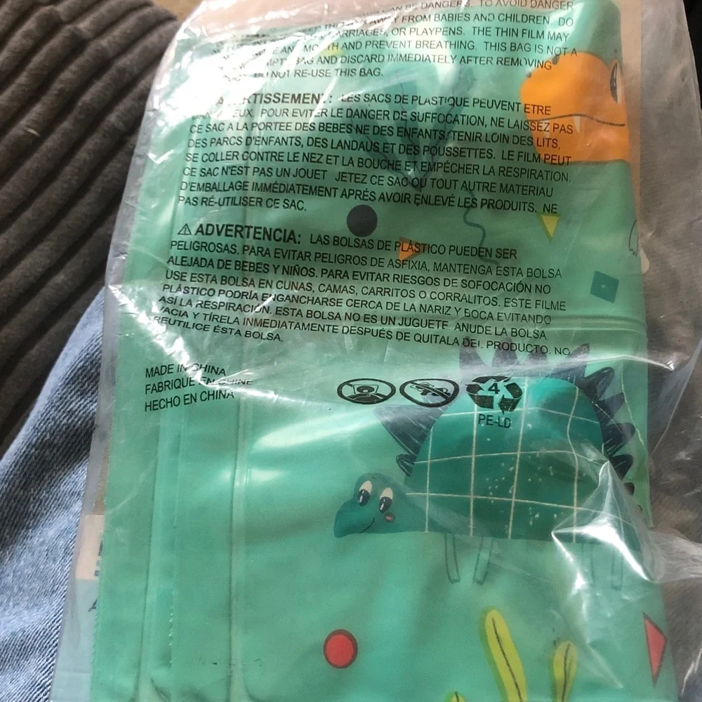 Kids' Armband Floaties - Green Patterned Swim Bands